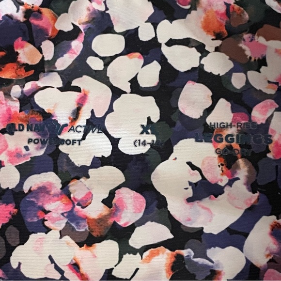 Old Navy Active Powersoft Side-Pocket Leggings Girl's Size XL (14-16) - Picture 5 of 6